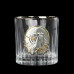 Набор для виски "Казаки" Boss Crystal, графин, 6 бокалов, платина, серебро, золото, хрусталь