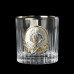 Набор для виски "Казаки" Boss Crystal, графин, 6 бокалов, платина, серебро, золото, хрусталь
