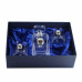 Сет для виски Boss Crystal "ГАРМОНИЯ ТРИО", графин, 2 стакана, серебро Сет для виски Boss Crystal "ГАРМОНИЯ ТРИО", графин, 2 стакана, серебро