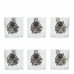 Сет хрустальных стаканов Boss Crystal "ГОД БЫКА", 6 бокалов, серебро