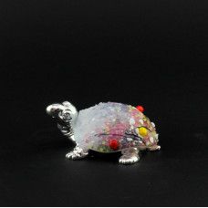 Статуетка "Черепаха,квітковий мотив" 9,5 см