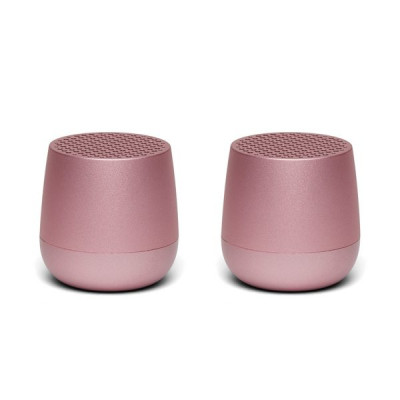 Два Bluetooth динаміки Lexon TWIN MINO stereo, рожевий