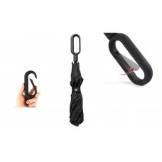 Складной зонт Mini Hook с ручкой-крюком, зеленый
