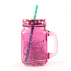 Кружка ООТВ Vintage скляна, рожева