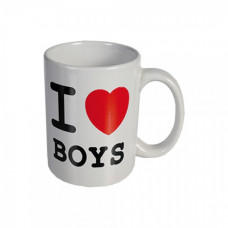 Чашка "I love boys" керамічна 8 см
