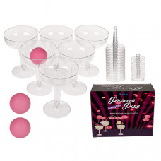 Питьевая игра "Party Pong Prosecco" 12 бокалов, 3 шара