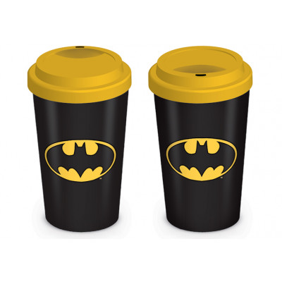 Еко кухоль для подорожей (з кришкою) Batman (Logo) / Бетмен