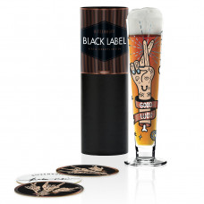 Пивной бокал Black Label от Pietro Chiera, 300 мл Пивной бокал Black Label от Pietro Chiera, 300 мл