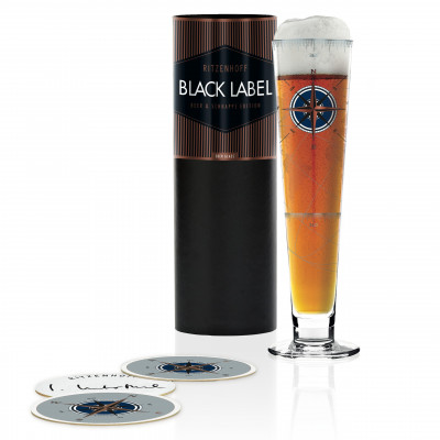 Пивной бокал Black Label от Iris Interthal, 300 мл