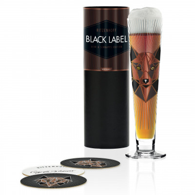 Пивной бокал Black Label от Angela Schiewer, 385 мл