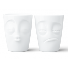 Набір з двох чашок Tassen "Поцілунок і Тормоз" (350 мл), порцеляна