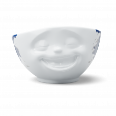 Піала Tassen "Сміхотерапія" з синім декором (500 мл), порцеляна Піала Tassen "Сміхотерапія" з синім декором (500 мл), порцеляна