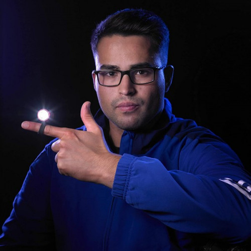 Ліхтарик спортивний Troika, сірий Ліхтарик спортивний Troika, сірий