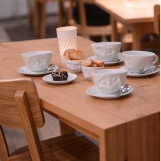 Чашка з блюдцем для кави Tassen "Усмішка" (200 мл), порцеляна