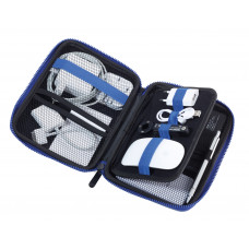 Органайзер із молнией на 3 відділення Troika "BLUE TRAVEL CASE"
