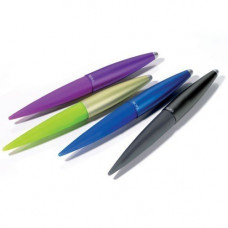 Кулькова гнутка ручка-стилус Troika Flexi Stylus, блакитна