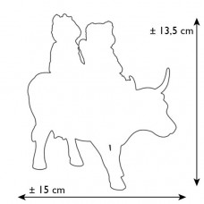 Колекційна статуетка корова Teddy Bears on the Moove, Size M