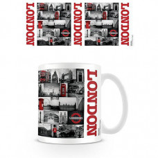 Чашка London (Red Collage)
