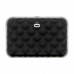 Кардхолдер OGON Quilted Button на 10 карт, чорний