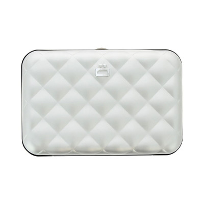 Кардхолдер OGON Quilted Button на 10 карт, серый
