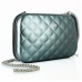 Клатч на блискавці OGON Quilted ledy bag, платиновий