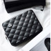 Гаманець на блискавці OGON Quilted Passport, чорний