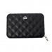 Гаманець на блискавці OGON Quilted zipper на 24 картки, чорний Гаманець на блискавці OGON Quilted zipper на 24 картки, чорний