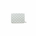 Гаманець на блискавці OGON Quilted passport, сріблястий
