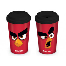 Эко кружка для путешествий (с крышкой) Angry Birds (Red)