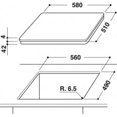 Електрична варильна поверхня Whirlpool AKT 8090 NE (6198239)