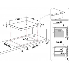 Електрична варильна поверхня Whirlpool AKT 8130 BA (6216225)