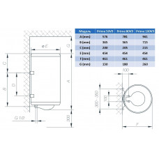 Водонагрівач Tiki Prime 100V9 (TG 100 N) (6863793)