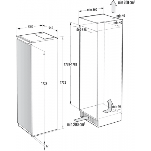 Морозильна камера Gorenje FNCI517E62WF (7297146)