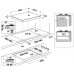 Газова варильна поверхня Whirlpool GOA 6425/NB1 (7110356)