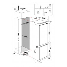 Холодильник Whirlpool WHC18 T311 (6709559)