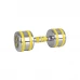 Гантель хромована inSPORTline Yellsteel 9 кг - жовта