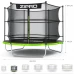 Батут Zipro Jump Pro з внутрішньою сіткою 8 футів 252 см чорно-зелений