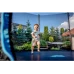 Батут THUNDER INSIDE ELITE з внутрішньою сіткою 6 футів 183 см чорно-блакитний