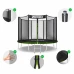 Батут Zipro Jump Pro з зовнішньою сіткою 8 футів 252 см чорно-зелений