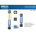 Телескопічна інспекційна лампа Brevia LED 3W COB+1W LED 300lm 2000mAh, Type-C 11340
