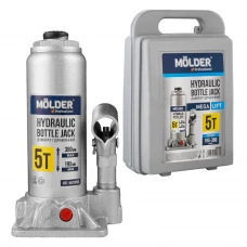 Домкрат гідравлічний пляшковий Molder 5т 195-380мм у кейсі