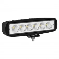 Фара світлодіодна Brevia EPISTAR Flood 10-30V, 18W (6x3W), 1320Lm, 1шт