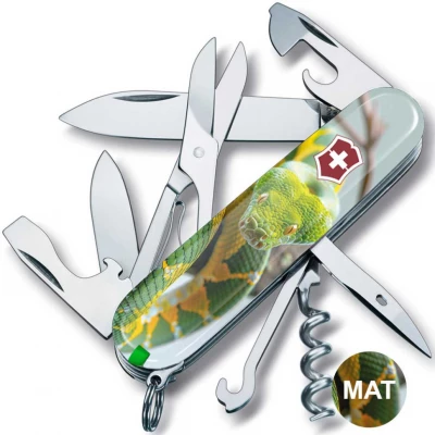 Складаний ніж Victorinox CLIMBER ZODIAC Зелена змія 1.3703.7.Z4270pk