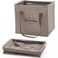 Складаний контейнер для води з ПВХ Naturehike CNH22SN002, 20л, світло-коричневий