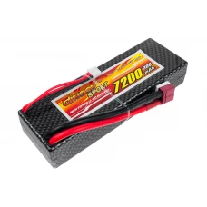 Акумулятор для радіокерованої машинки Dinogy Li-Pol 7200 мАг 7.4 В Hardcase 138x46x25 мм T-Plug 30C
