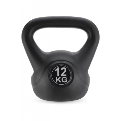 Гиря вінілова Gymtek 12кг чорний