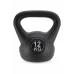 Гиря вінілова Gymtek 12кг чорний