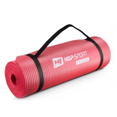 Мат для фітнесу та йоги з отворами Hop-Sport HS-N015GM 1,5см червоний