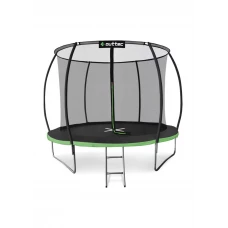 Батут Outtec Premium 10ft (312см) чорно-зелений з внутрішньою сіткою