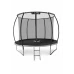 Батут Outtec Premium 12ft (374см) чорно-сірий з внутрішньою сіткою